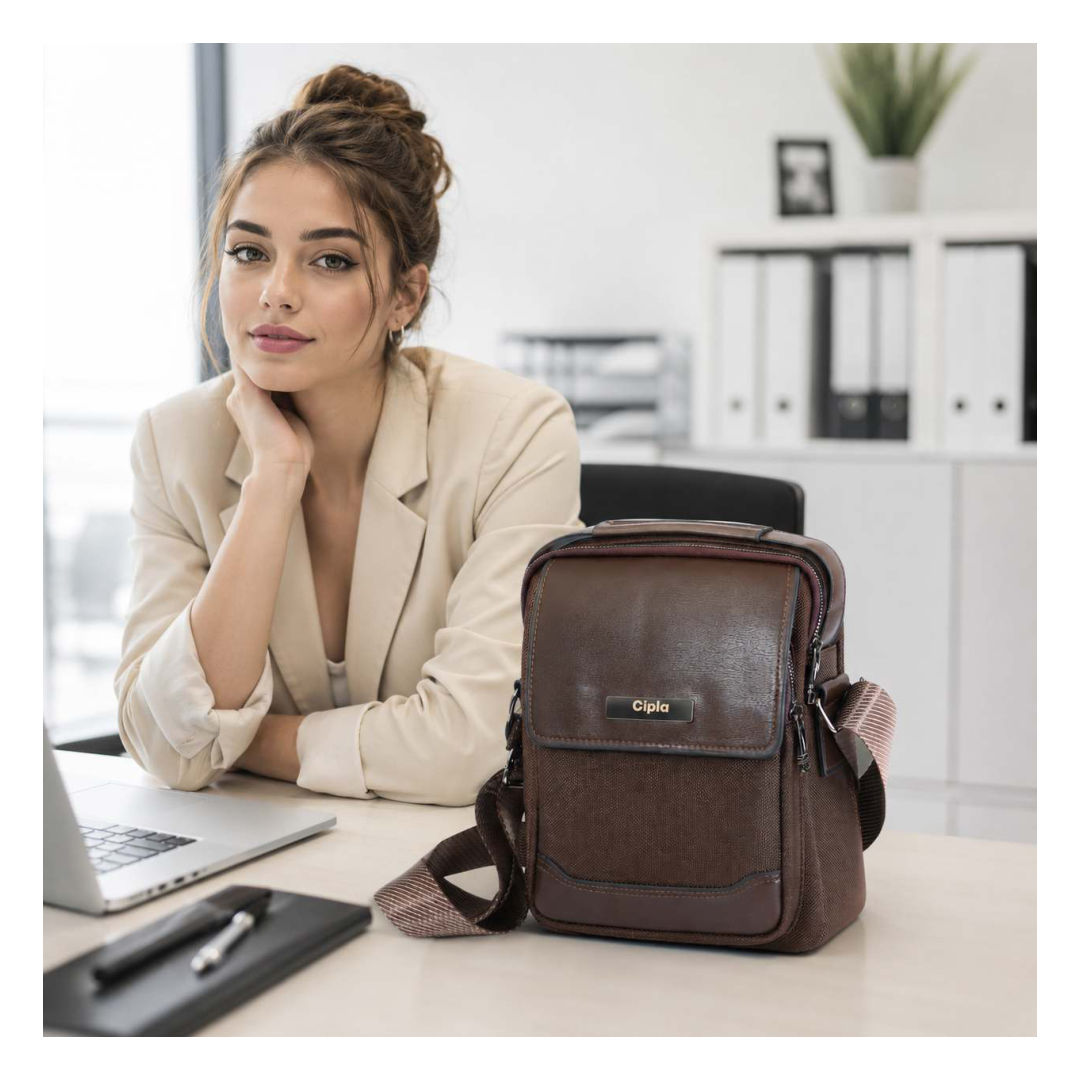 Vegan leather backpack